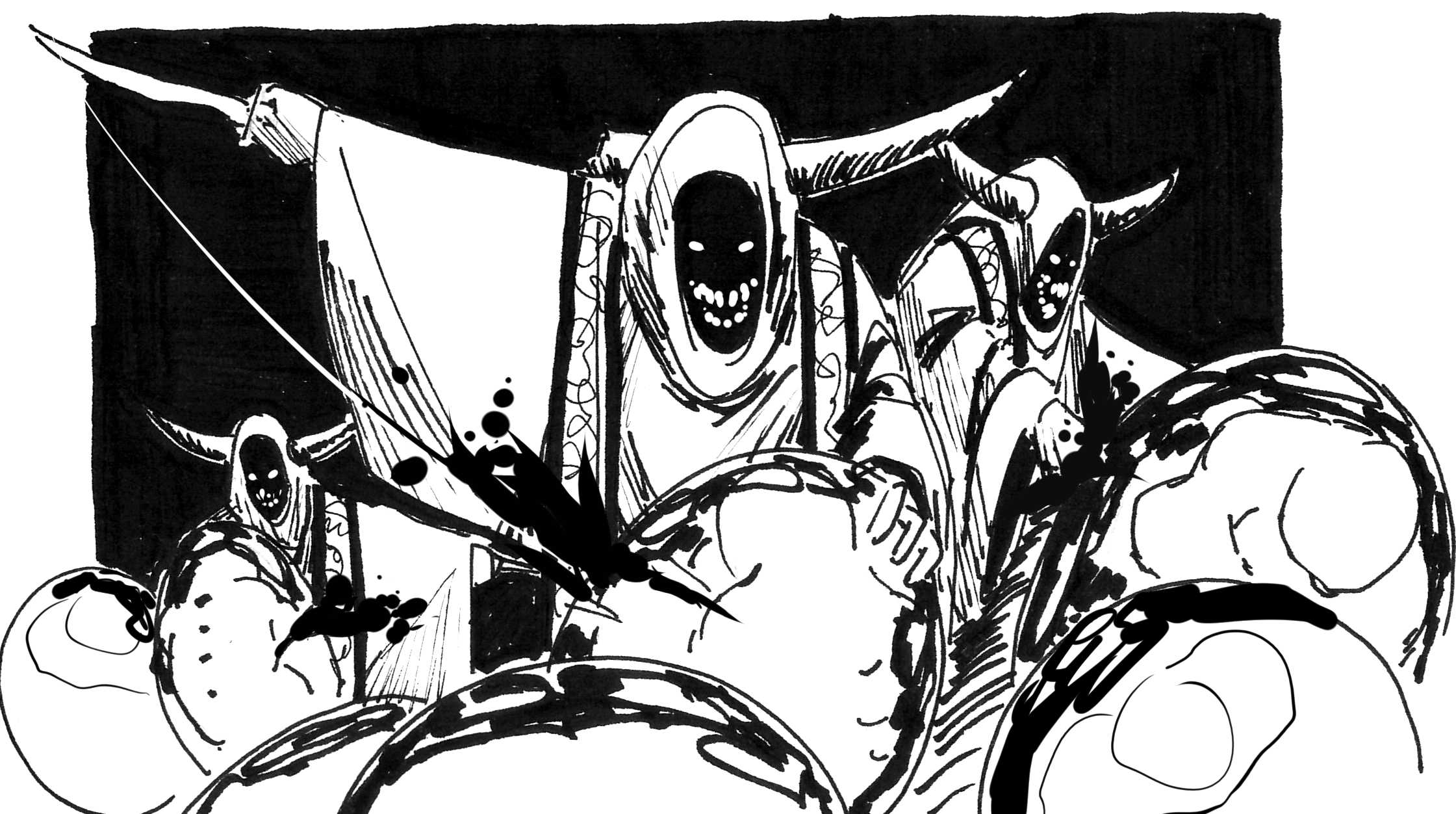 A nearly finished panel.  Just needs cleanup.